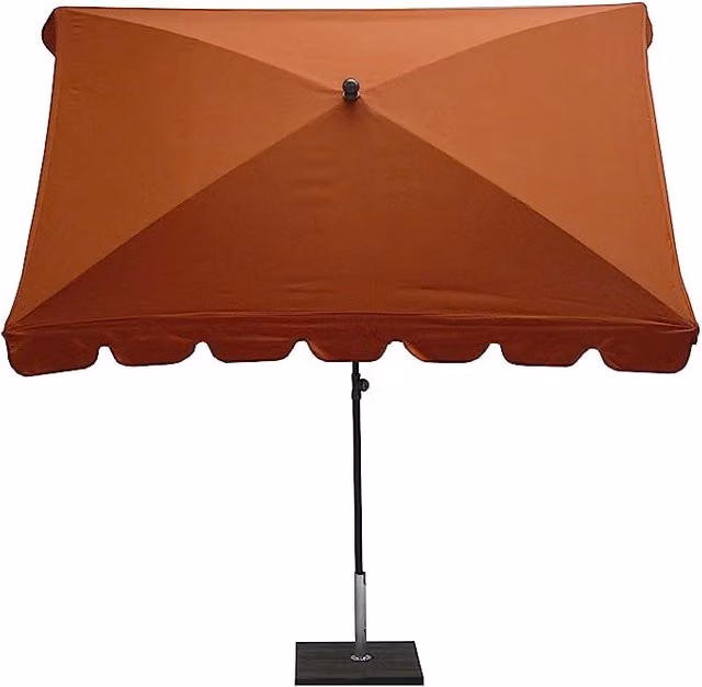Ombrellone palo centrale Allegro Made in Italy - 150 x 240 cm - TERRACOTTA