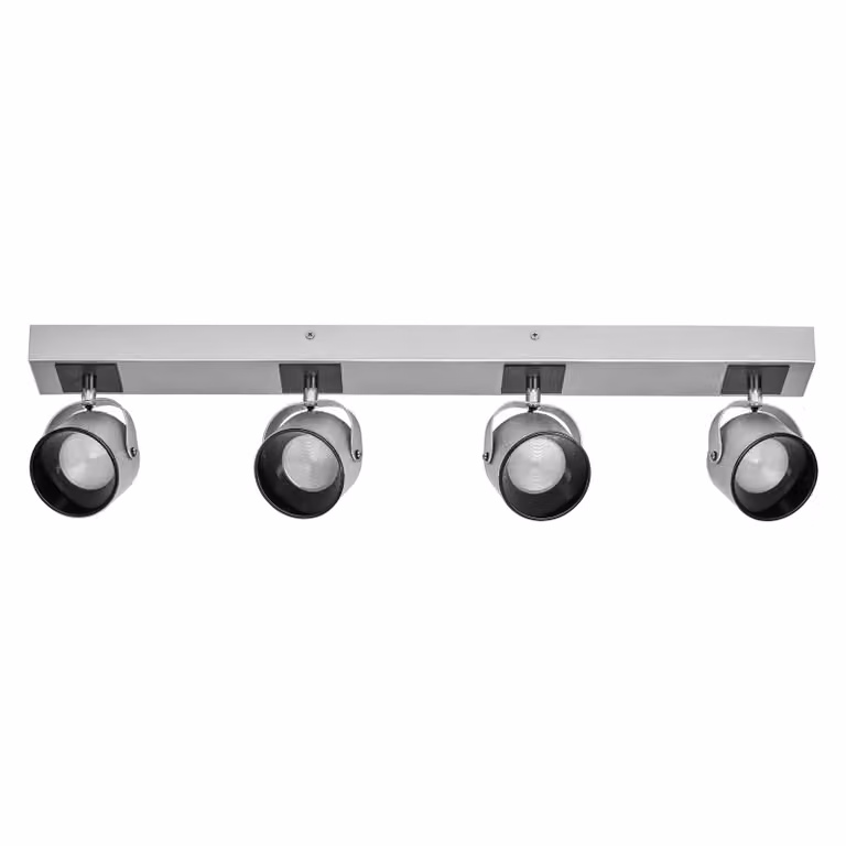 LEDVANCE DECOR SPOT JUPITER, 22W, 730lm, argento, faretto, teste regolabili, versatile, faretto per interni, colore della luce bianco caldo, ottica di alta qualità, facile installazione