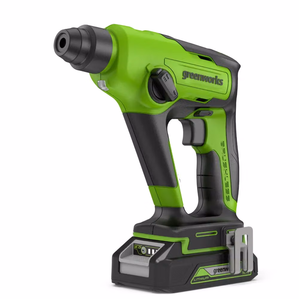 Greenworks POWERALL 24V Trapano a percussione 1,2J - Batteria 2Ah
