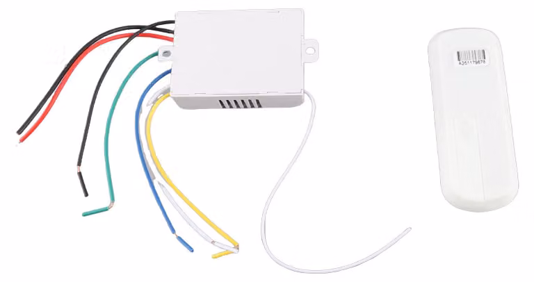 Telecomando da parete (ricevitore-trasmettitore), interruttore radio ON/OFF da 220 V, interruttore digitale a 4 vie per scale