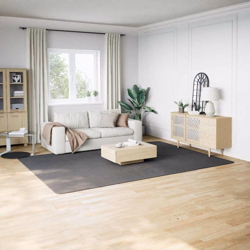 Tappeto Shaggy vidaXL color antracite in poliestere L: 240 cm, P: 340 cm