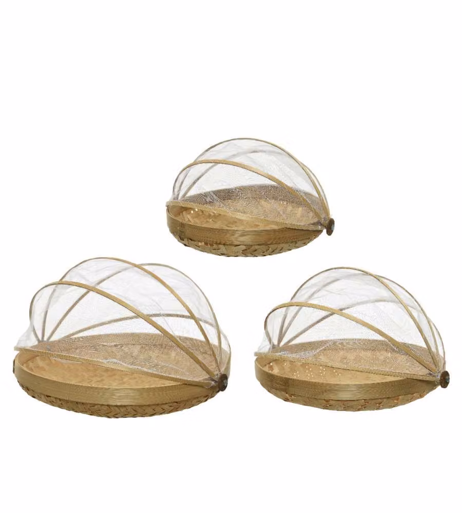 Porta alimenti in bamboo 25x7 cm