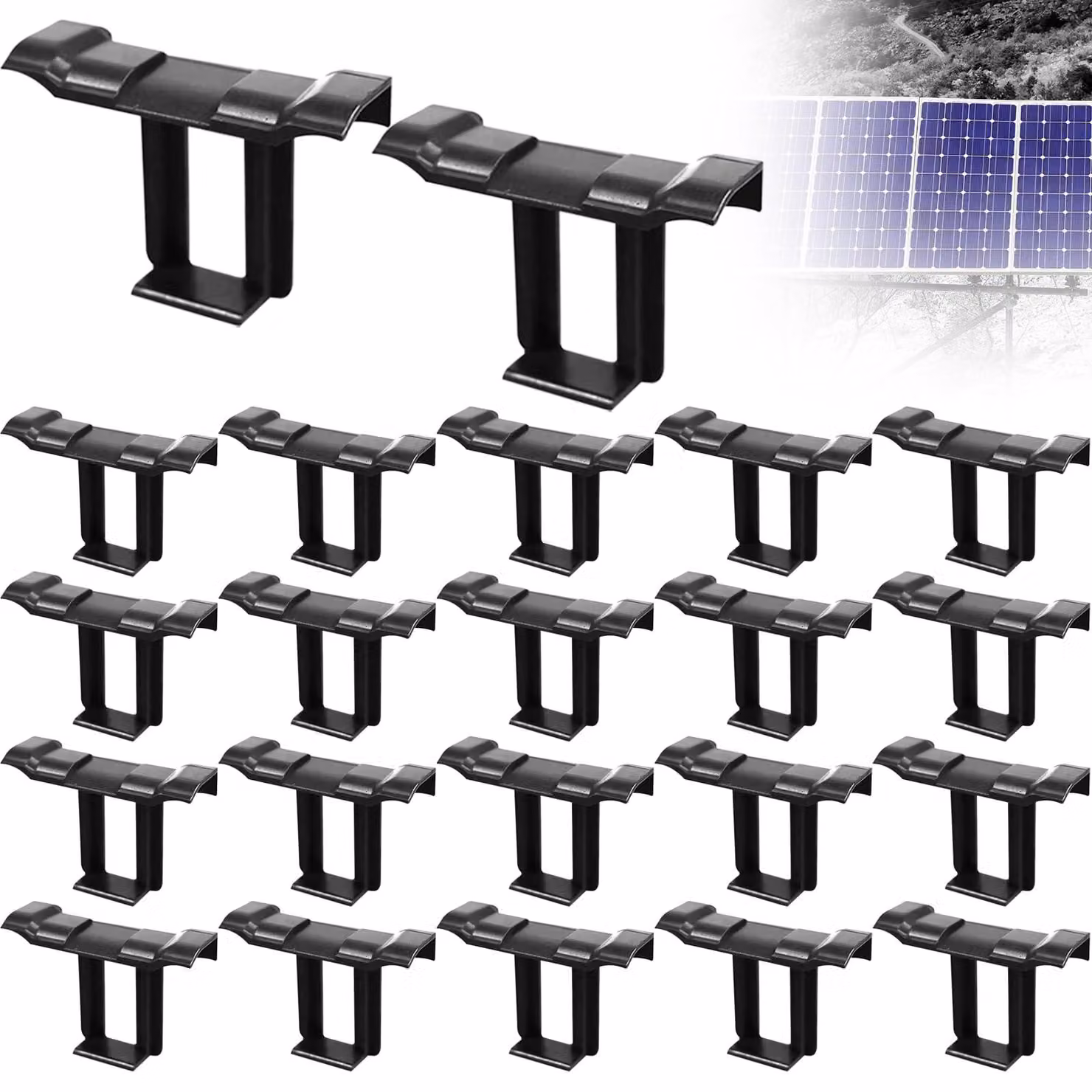Clip per il deflusso dell'acqua per pannelli solari, 22 pezzi, 30 mm