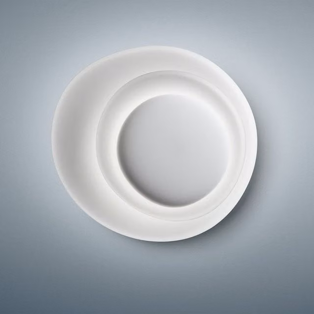 Foscarini Bahia Plafoniera Applique LED Bianca Dimmabile con Luce Up and Down