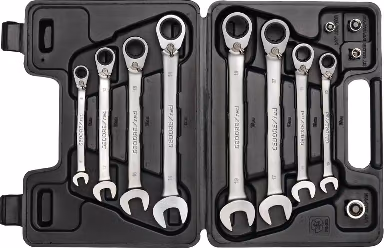 GEDORE red R07203012 Set di chiavi combinate SW8-19 mm 12 pezzi, 3300059