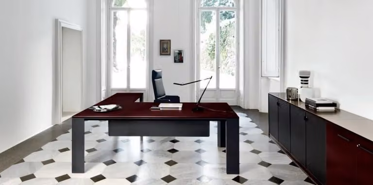 Design Schreibtisch Italienische Möbel Einrichtung Tisch Computermöbel Frezza