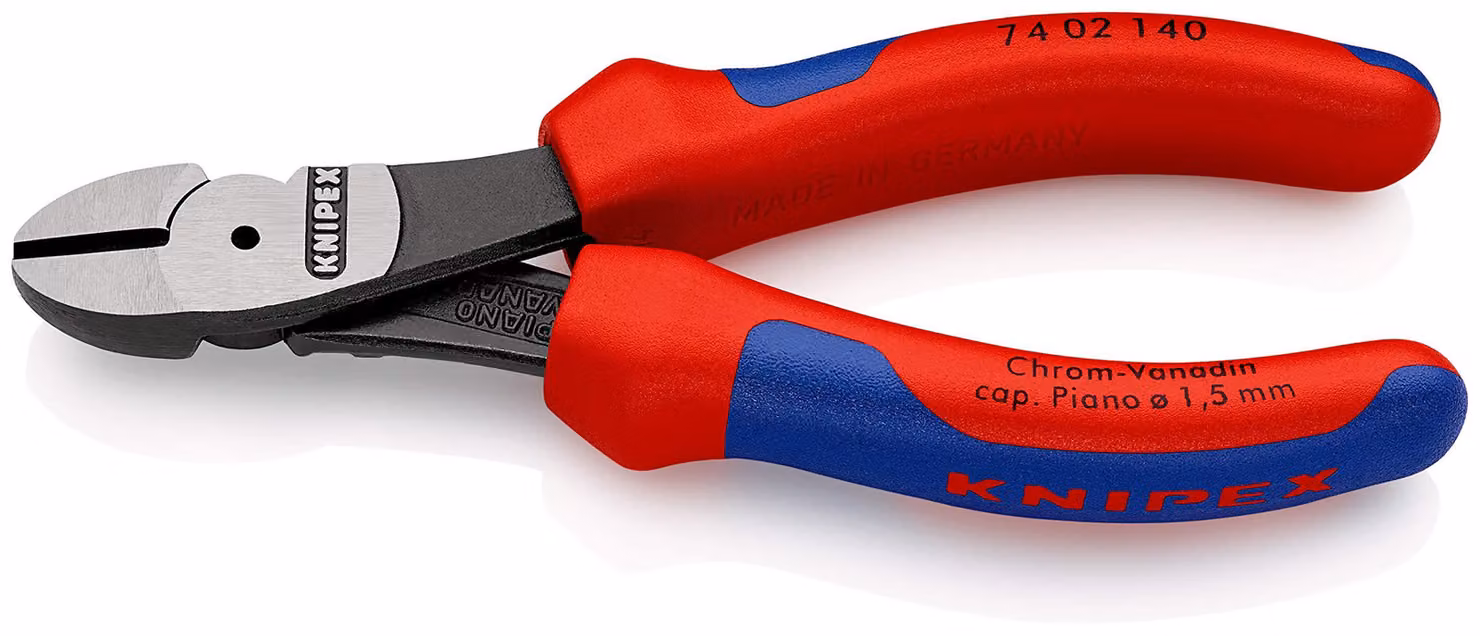 KNIPEX Kraft-Seitenschneider 140 mm, Comfort Griffe