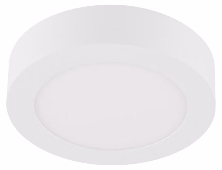 EVN ATR170125, rotonda, da soffitto, a vista, bianca, alluminio, IP44