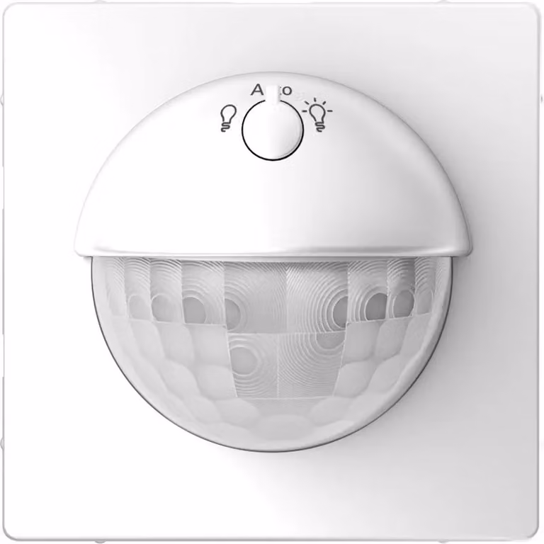 Merten MEG5711-6035 ARGUS 180 modulo sensore di presenza da incasso con interruttore System Design bianco loto lucido
