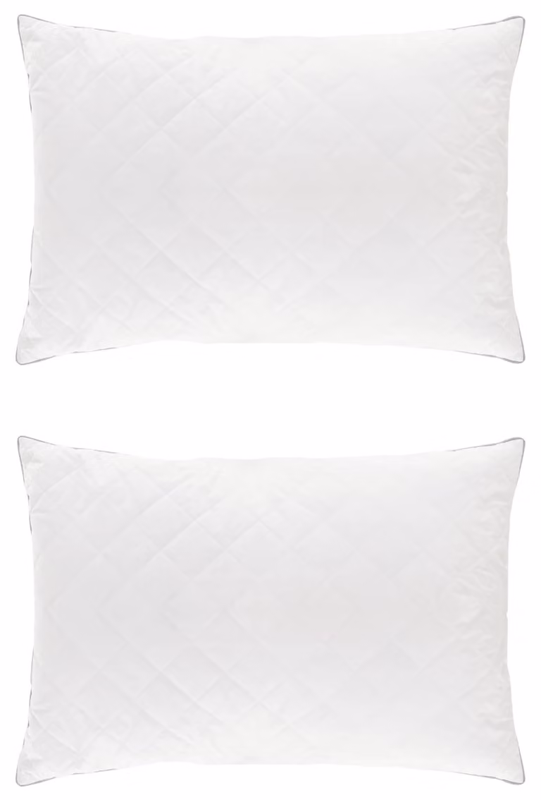 Set di piumini per letto in piuma d'oca, 90%, modello FULDA, 3 pezzi, dimensioni 240 x 260 cm, colore bianco