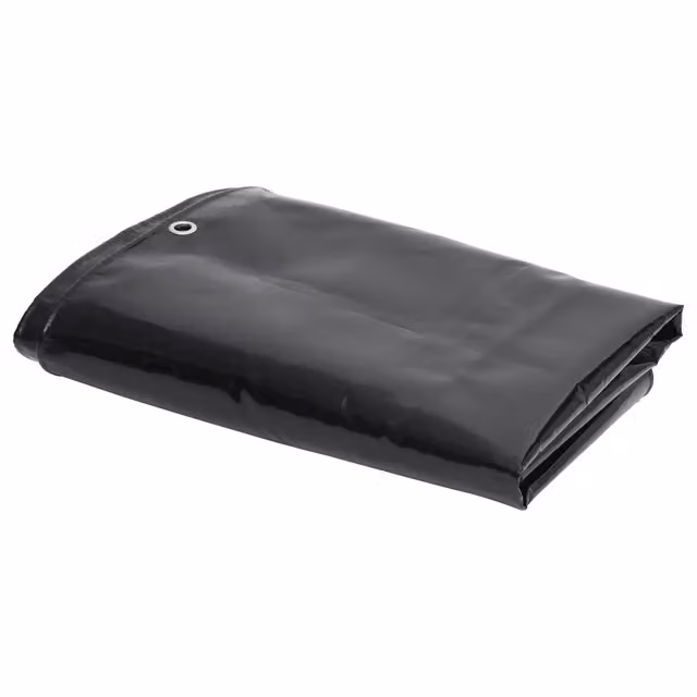 Telone protettivo vidaXL in PVC nero 5 x 6 m, 650 g/m² – 1