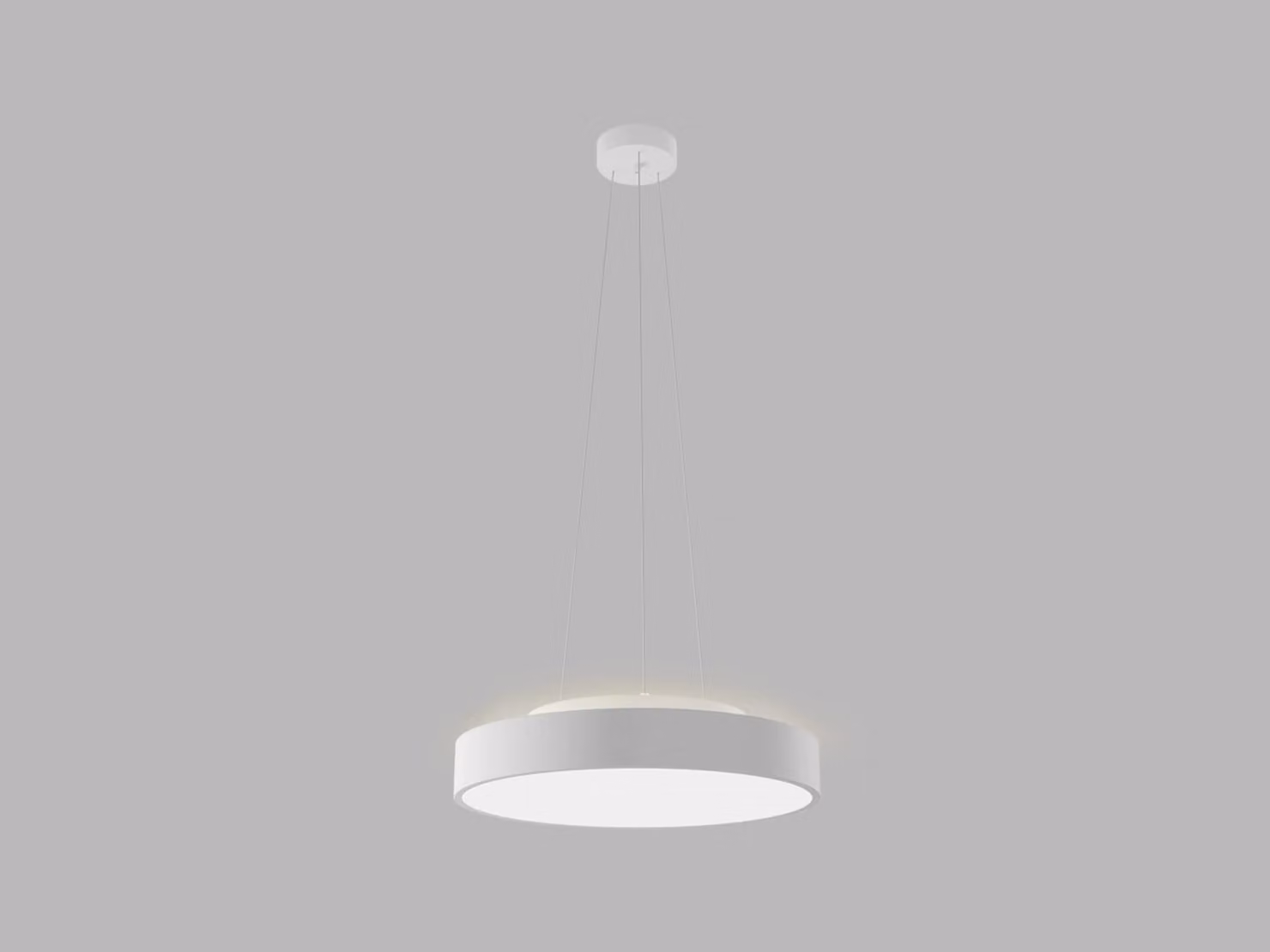 LED2 3275551D Lampada a sospensione RINGO II 40 P/N-Z, W DALI/PUSH DIM 32+8W 3000K/4000K bianco