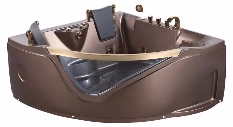 Whirlwanne Whirlpool Blubberbad Hydromassagewanne Spa-Bad 150x150 cm