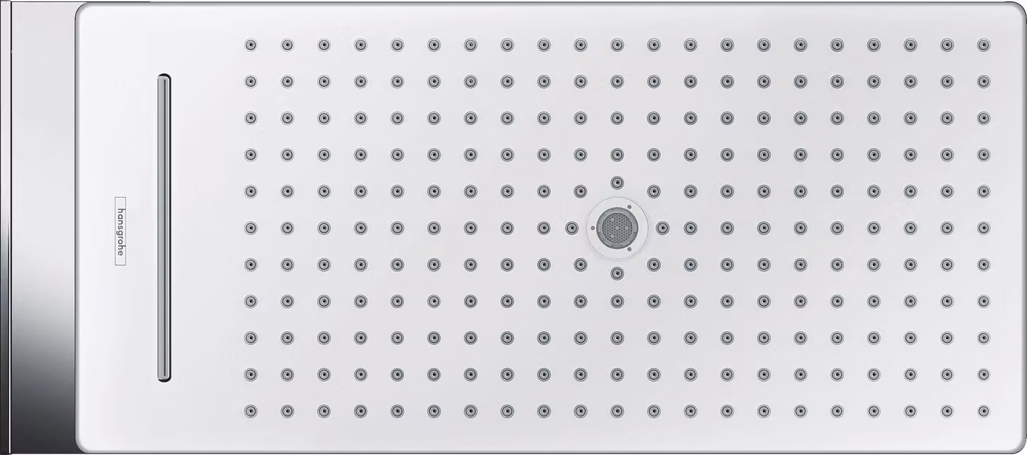 hansgrohe RainmakerSelect 580 3jet EcoSmart Douche de tête, blanc/ chrome, 24011400, 24011400