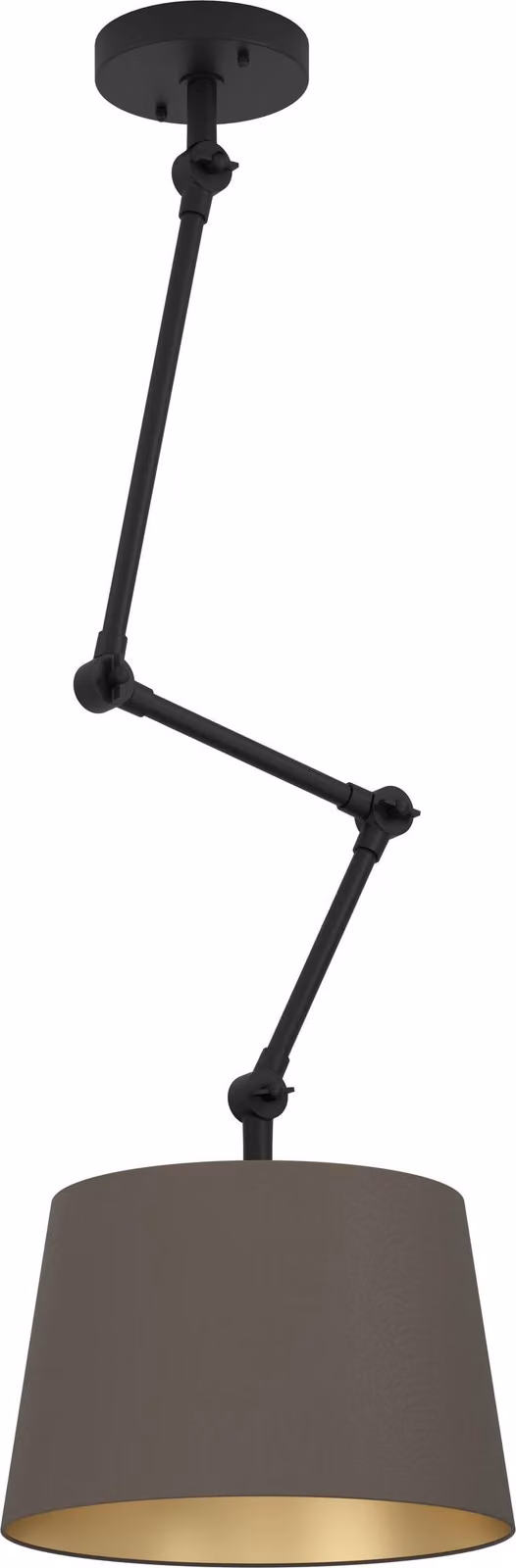 EGLO Pistunio, montaggio fisso, nero, ottone, cappuccino, nero, ottone, acciaio, tessile, tessuto, interno