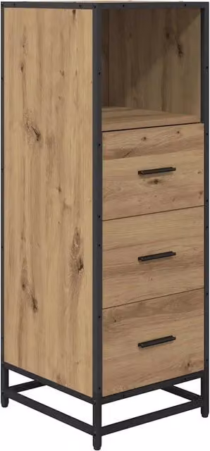 Set di mobili per il Bagno | Armadio da bagno con cassetto Rovere artigianale