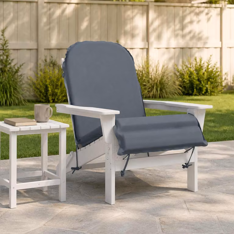 vidaXL Cuscino per Lounger Sole GEMERT Blu in Poliestere con Rivestimento Lavabile e Resistente ai Raggi UV