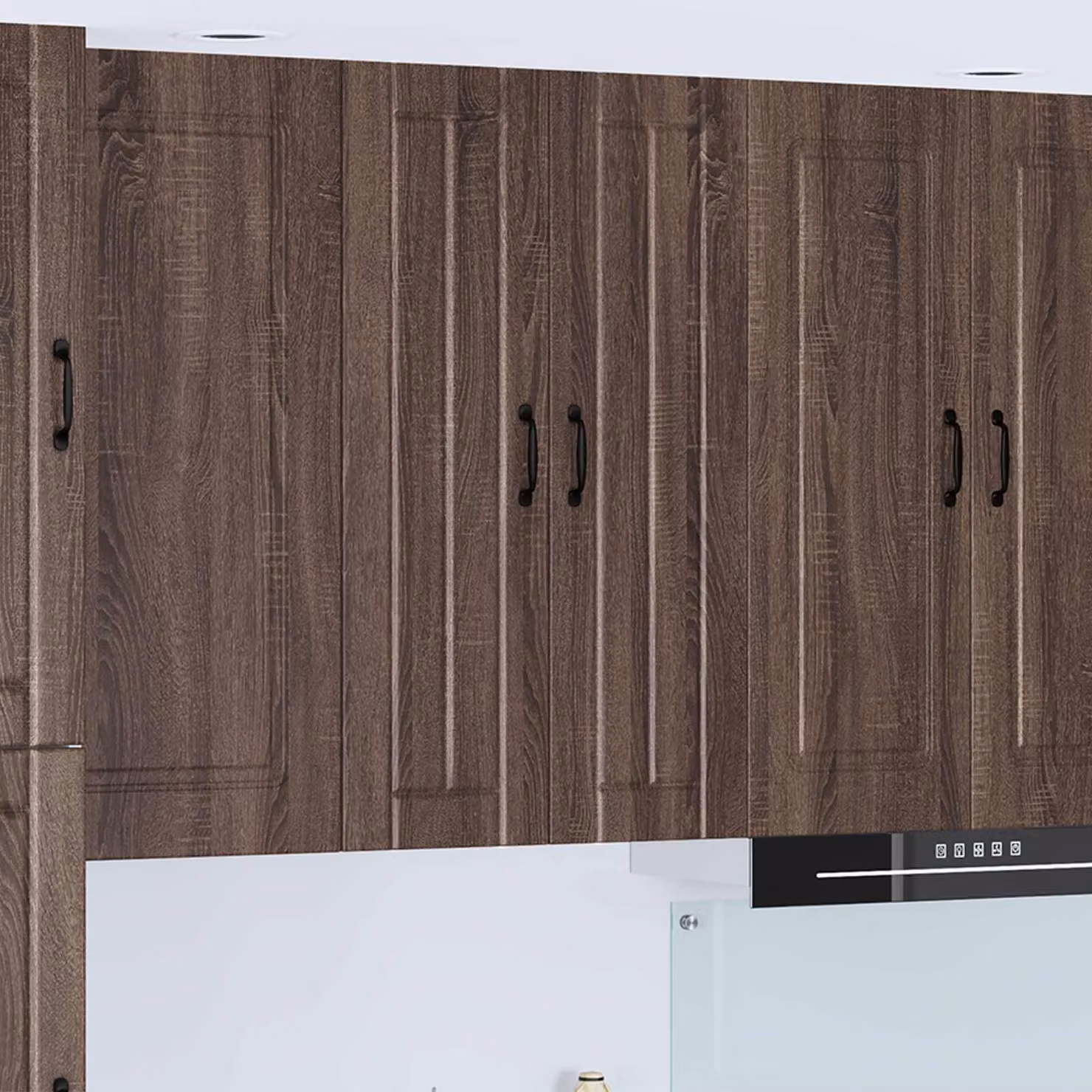 Armadietto a muro da cucina vidaXL LUCCA moderno in legno marrone L 60 cm, P 31 cm, H 100 cm