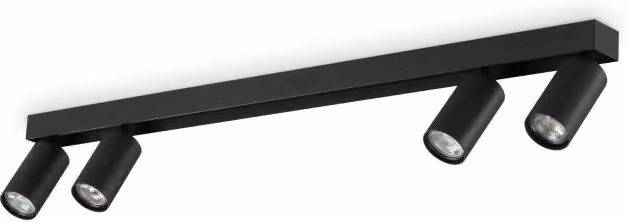 Lampada Da Soffitto Profilo Pl4 Nero Ideal-Lux