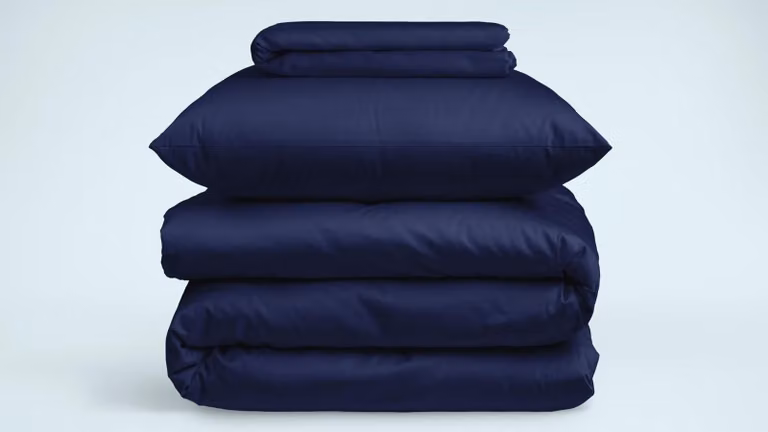 Set di lenzuola per piumino - 140x220 cm + 2 federe - Colore: Blu notte