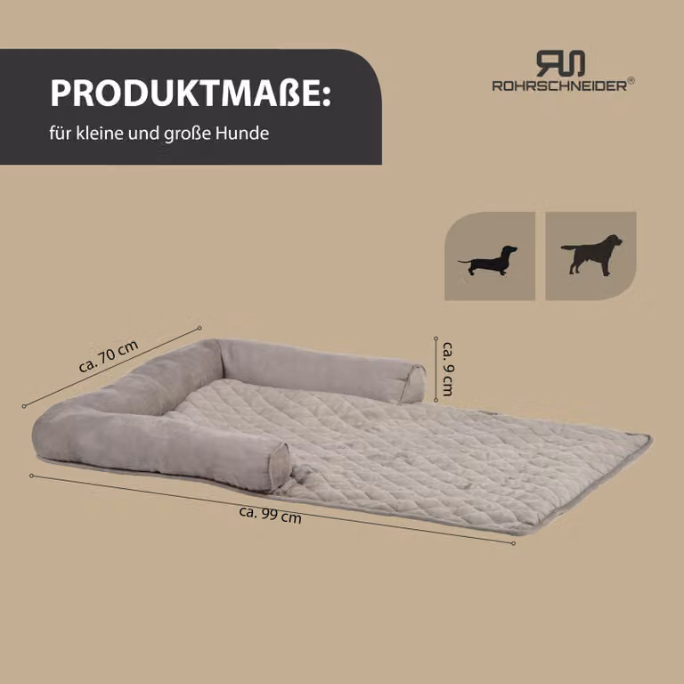 Taglierina per tubi Morbido cuscino da divano per cani | letto per cani come protezione per il divano | accogliente letto per cani Coperta per cani per divano con bordo | protezione per mobili protezione per cani | letto per cani per divano e divano
