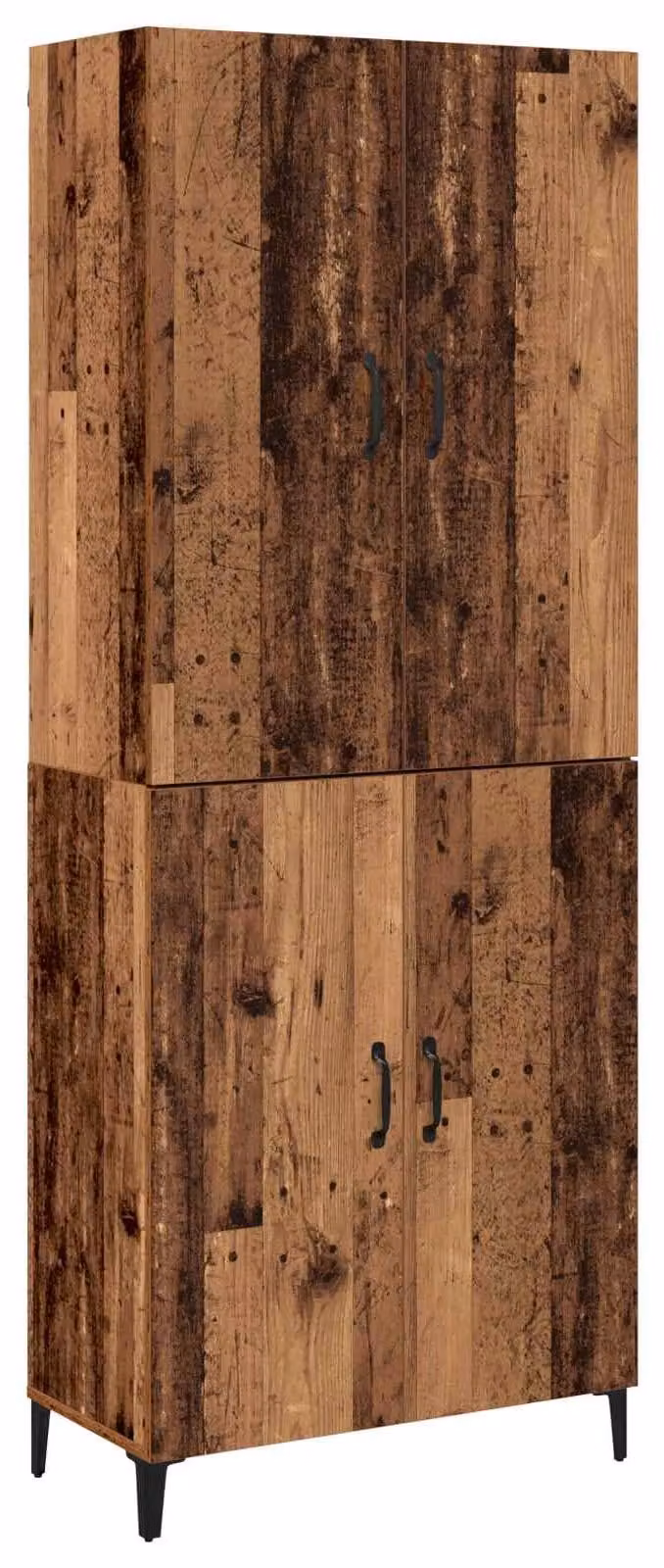 Credenza 2 pcs Legno vecchio Legno multistrato