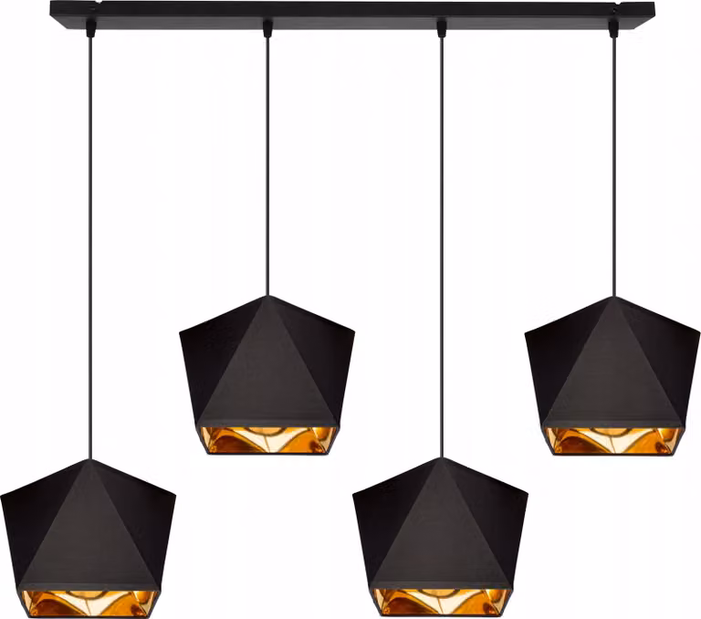 Diamond Lampada A Sospensione Golden Center Led