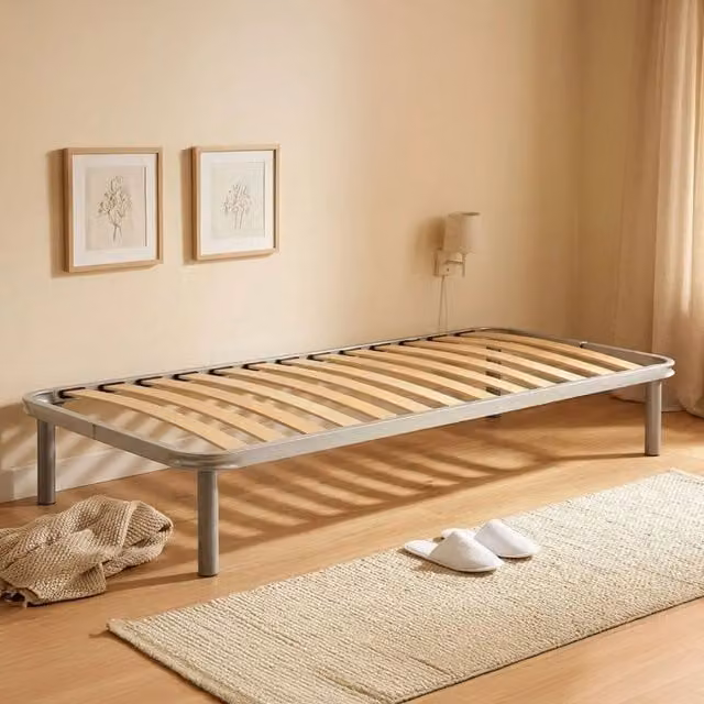 Rete letto singolo ortopedica Amammata di Talamo Italia in multistrato di betulla con 13 doghe L: 90 cm, P: 190 cm, H: 34 cm – 1