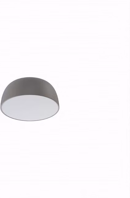 Plafoniera tonda Nowodvorski Lighting Satellite in metallo e plastica, colore grigio, diametro 38 cm, attacco 3 x E27