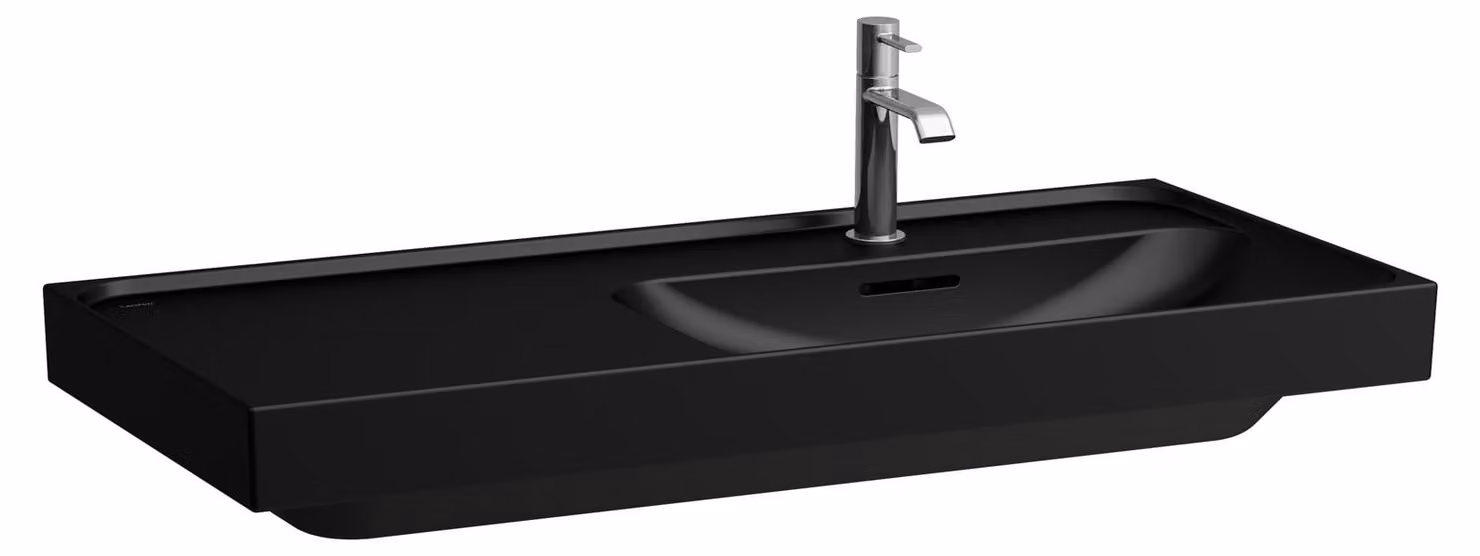 LAUFEN MEDA lavabo, encastrable, tablette à gauche, 1000x460mm, 3 trous pour robinet, avec trop-plein, H8171177161081, H8171177161081