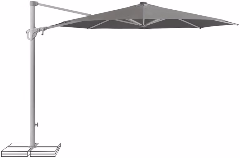 Familyflex 300 cm, grigio pietra