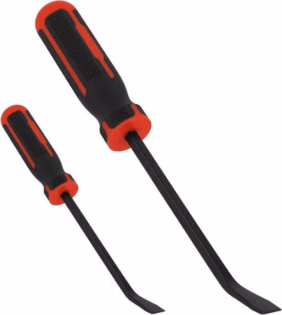 Set di bilancieri nero e rosso da 20-30 cm per sollevamento e strappo