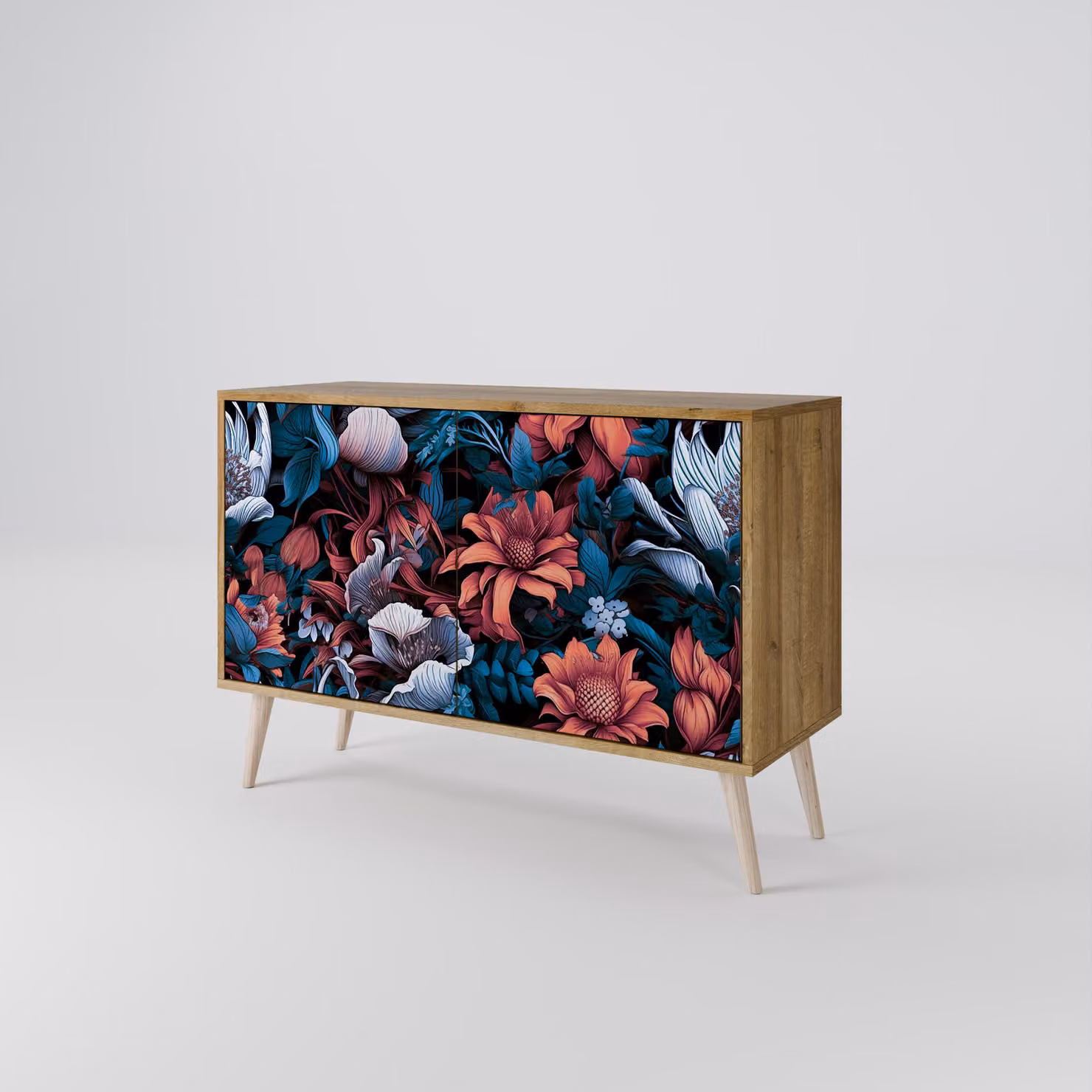 Cassettiera Spacerebels a 2 ante - credenza cassettiera - credenza alta - mobile guardaroba - soggiorno camera da letto - 57,5×111×42 (HxLxP)