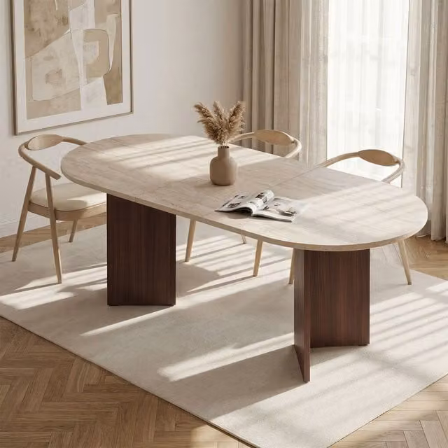 Tavolo allungabile Sorell travertine