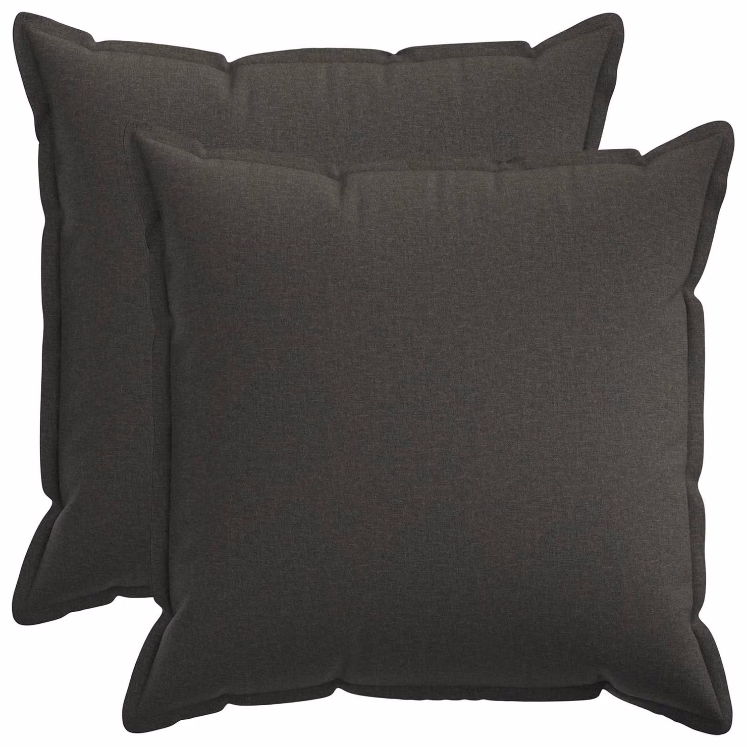 vidaXL Cuscino con cuscino HOUTEN 2 pz Grigio Scuro Lino