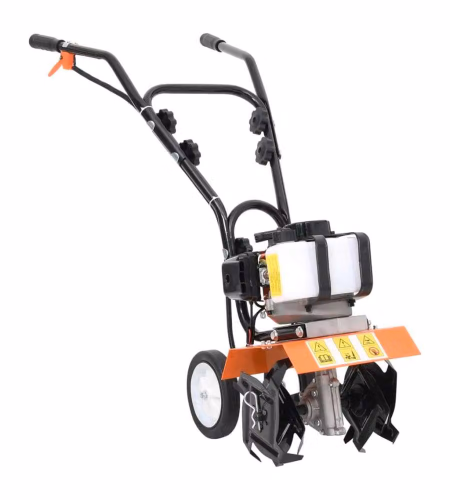 vidaXL Motozappa a Benzina - Nero Arancione - 52 cc