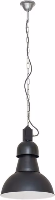 Lampada a sospensione industriale Nowodvorski Lighting High-Bay nera in metallo con diametro 35 cm e altezza regolabile – 1