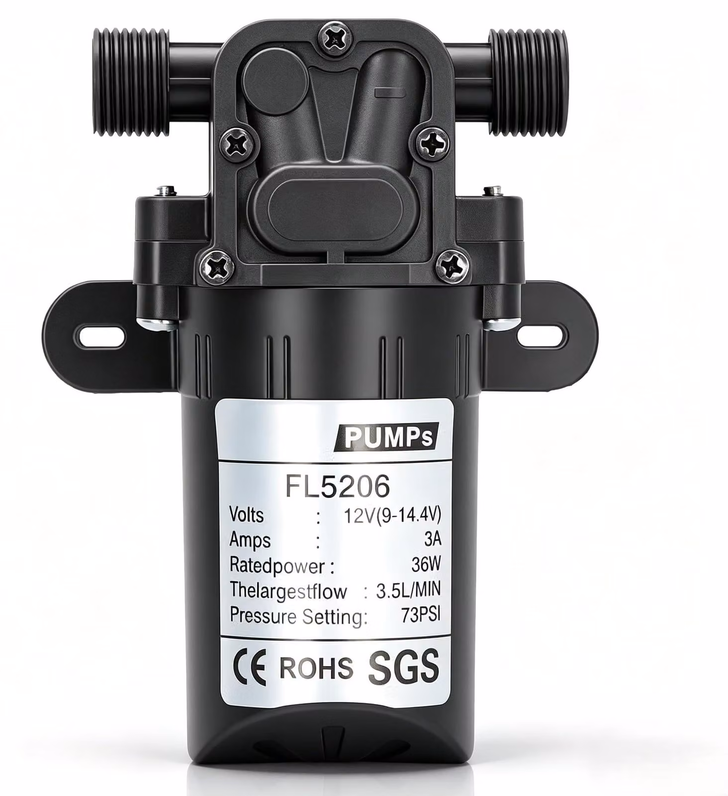 Pompe a membrana micro, 12V, 36W, autoaspiranti, portata 3,5 l/min