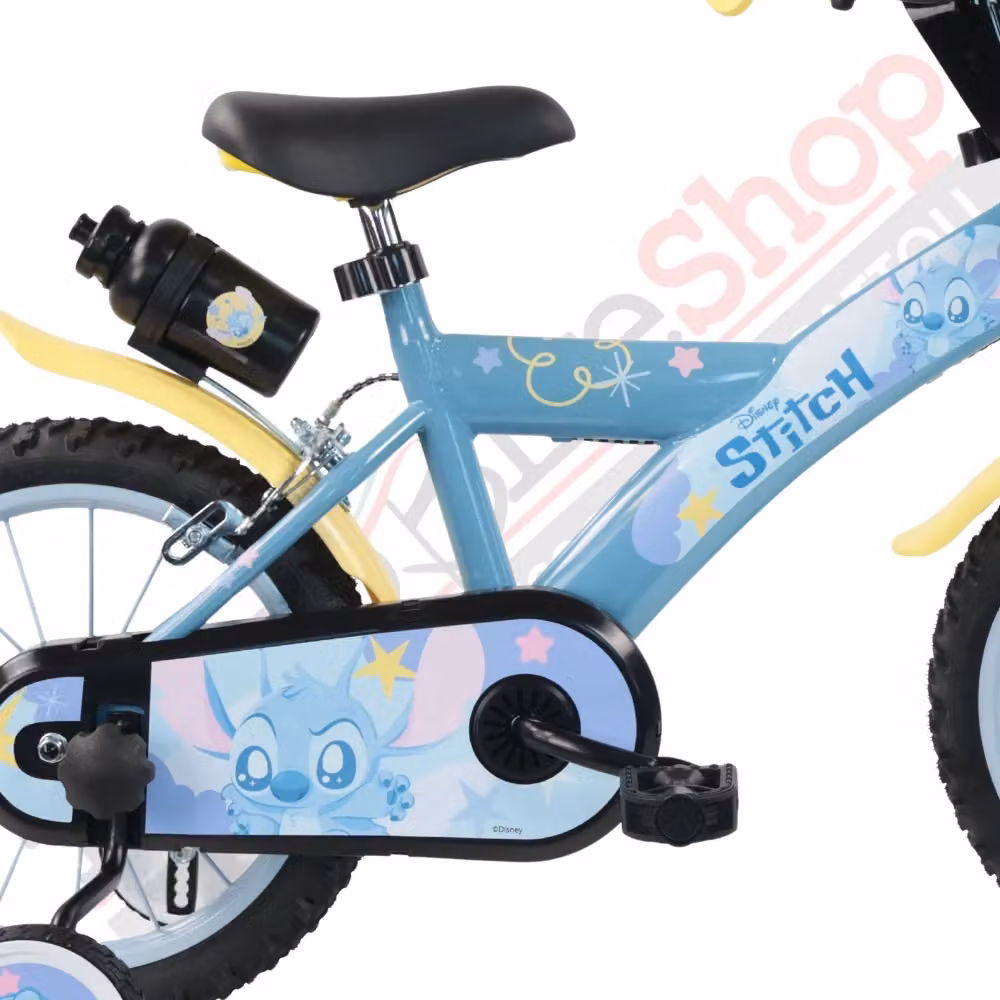 Bicicletta per bambini Disney Stitch 16 pollici blu e nera – 2
