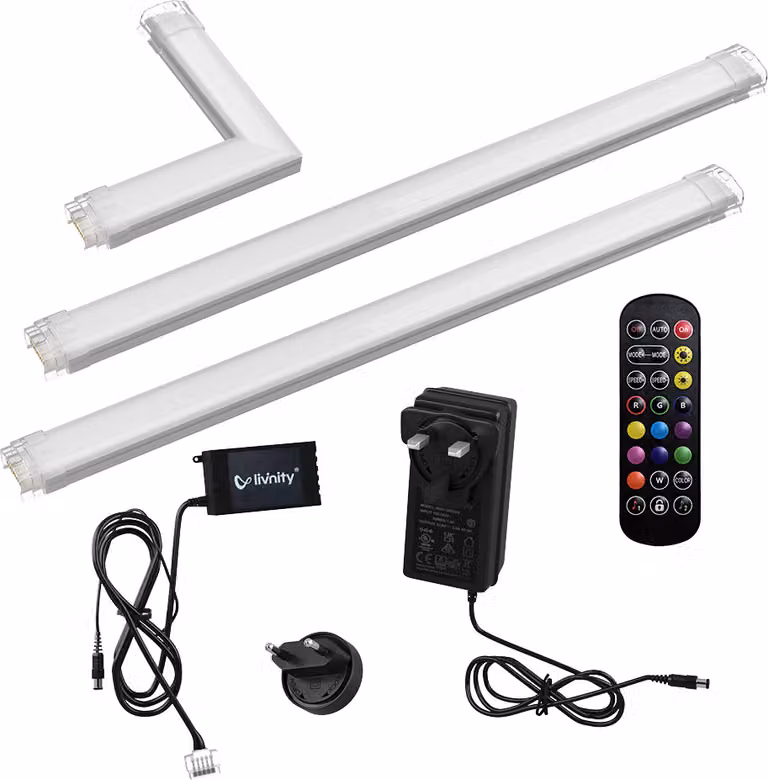 Striscia LED Vicco  Bianco 55 cm Pacchetto iniziale, Model 49435