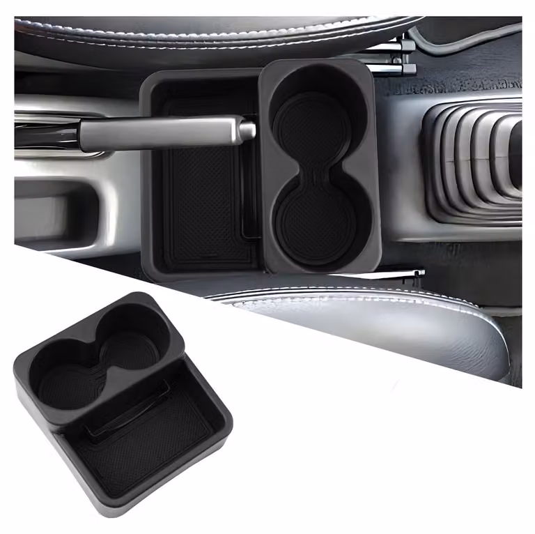 Contenitore portaoggetti per la console centrale, compatibile con Suzuki Jimny JB23 JB33 (cambio manuale), dal 1998 al 2018, realizzato in ABS