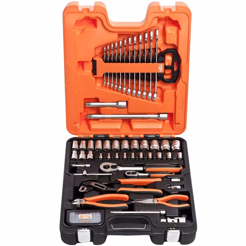 BAHCO set di chiavi a bussola Mix 1/4" e 1/2" 81 pz. S81MIX