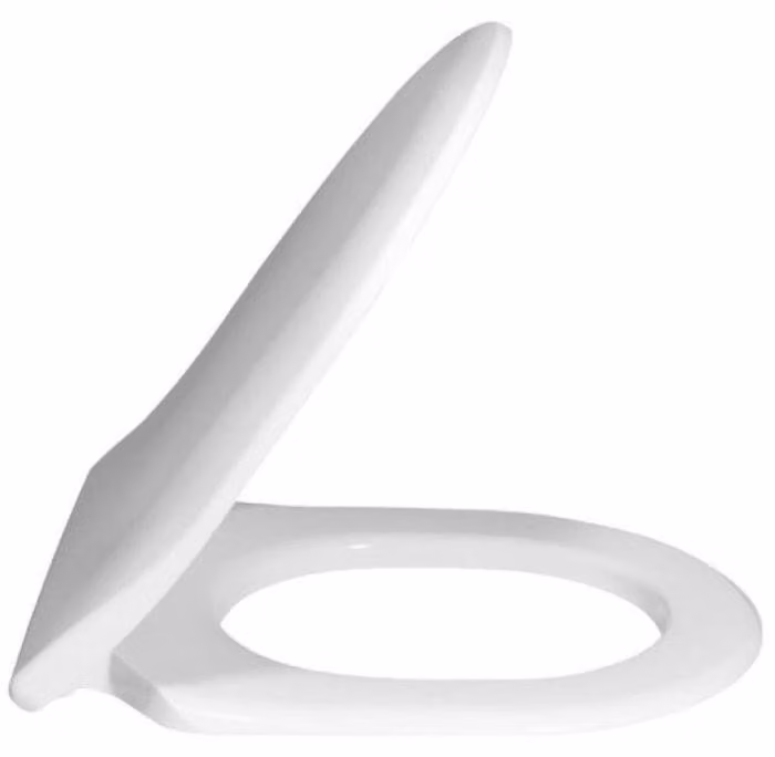 VB SlimSeat Sedile per WC Subway 374x439x48 mm Ovale Bianco Alpino