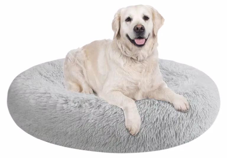 Solidchoice - Cuccia per cani di piccola, media e grande taglia, lavabile e a forma rotonda