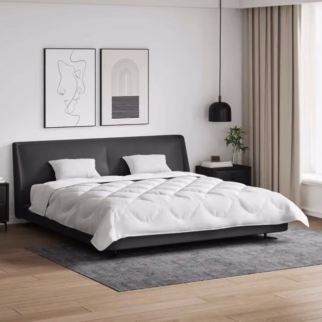 Set di 3 pz composto da piumone e cuscini vidaXL in microfibra bianca extra warm per adulti