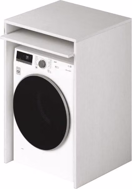 Mobile coprilavatrice IPERBRIKO con ripiano scorrevole bianco H105 x L71 x P65 cm