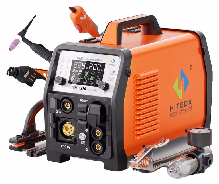 Saldatrice, multiprocesso 6 in 1, TIG ad alta frequenza, HBMC270