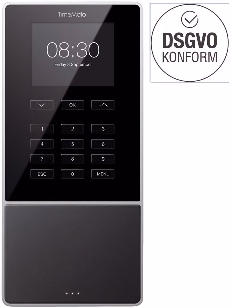 Safescan® 125-0585 TimeMoto® TM-616 Sistema completo di registrazione delle presenze con software - Terminale con sensore RFID