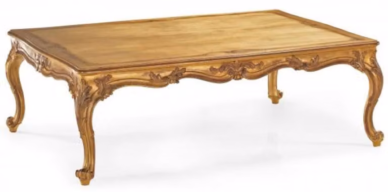 Casa Padrino Luxury Baroque Coffee Table Antique Gold 135 cm - Italy