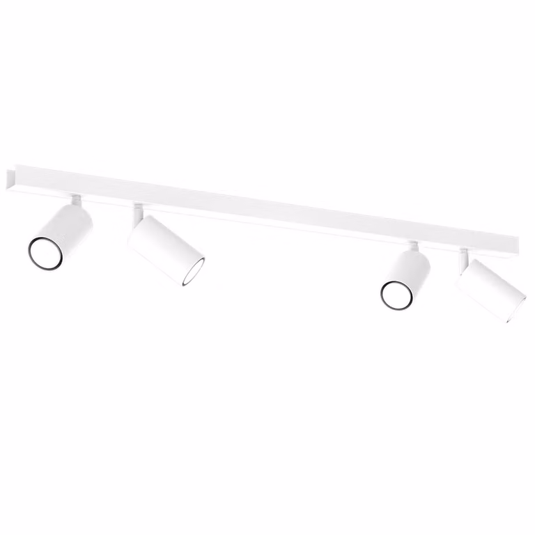 Striscia di luci a parete e soffitto, 4 lampade GU10, modello Milagro Hudson MLP8804